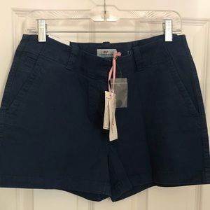 Vineyard Vines Cotton Navy Shorts